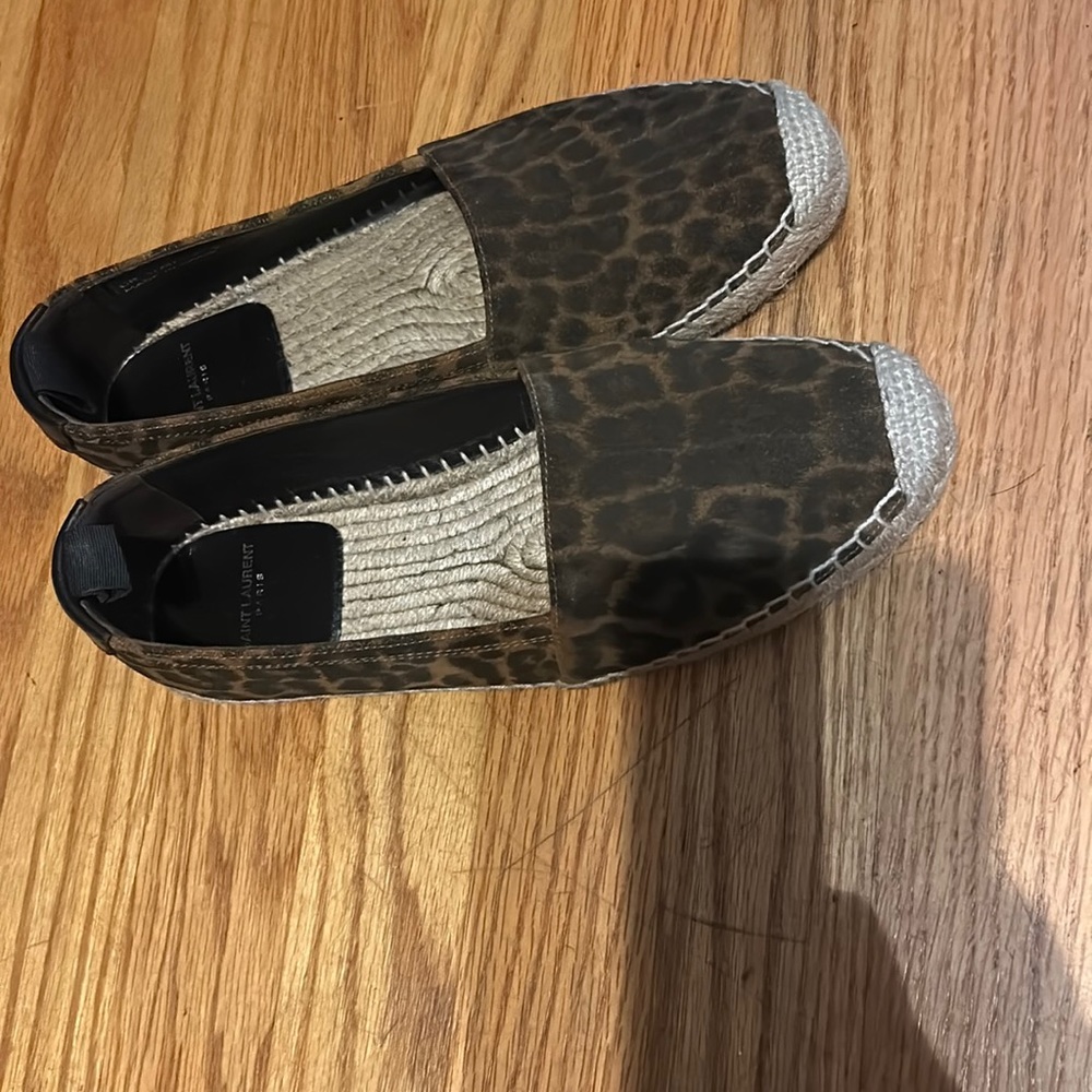 Leopar espadril Saint Laurent
